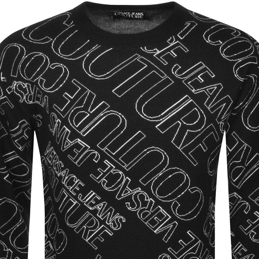 Alternative Image for ProductVersace Jeans Couture Logo Sweatshirt Black2